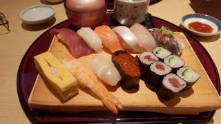 すしのネタが大きい、食い倒れ大阪もこの店には負けます