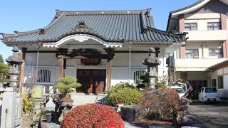歴史ある日蓮宗のお寺