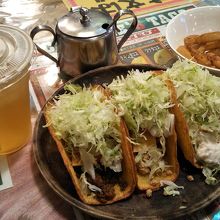 ３種類のタコス