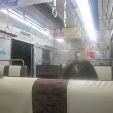 車内の様子（普通席）