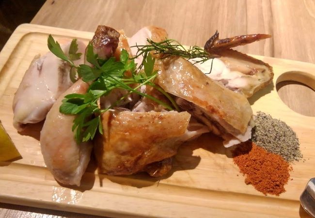 ロティサリーチキンを。