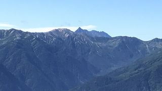 立山山頂からも見えました。