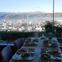 レストランからの眺めは最高