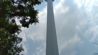 展望台に行かず