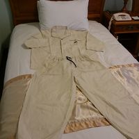 パジャマタイプの寝間着です。