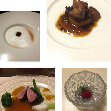 鴨のローストがとても美味しかったです。