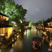 烏鎮では西柵の夜景が見応えあり