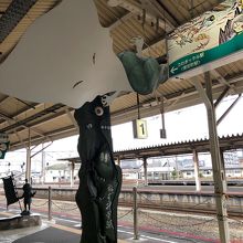 米子駅は別名「ねずみ男駅」