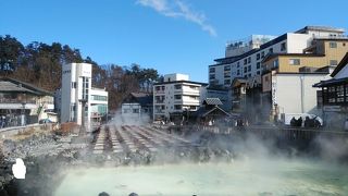 草津温泉を代表するスポット