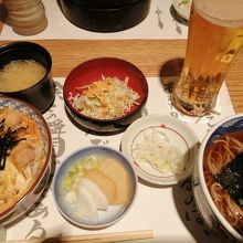 親子丼セット　￥１４００