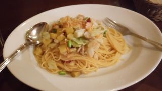 月に一度のクリームパスタ