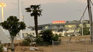 こじんまりとした空港