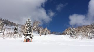 春スキーだけど、これは冬だよ（西日本の人間にとっては）