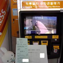 機械でちゃちゃっと発券できる・・・はずでした。