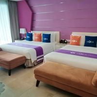 プレミアムプールヴィラのベッドルーム