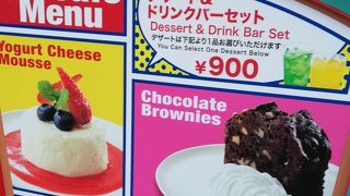 デザートセットがおすすめ