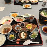 二日目は和定食の朝食　　一日目はバイキングだった。