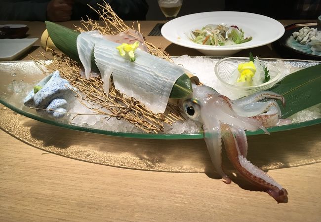 展望の良いお食事処