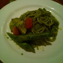 バジルのパスタ