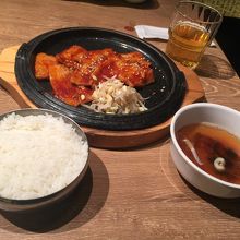 味噌だれサムギョプサルランチ