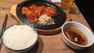 味噌だれサムギョプサルランチ