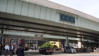 橋の上は首都高速の高架