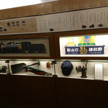 車内に展示もありました