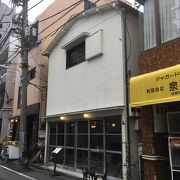 路地裏のカフェ