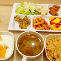 私が持って来た朝食内容