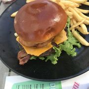 ハンバーガーがおいしい