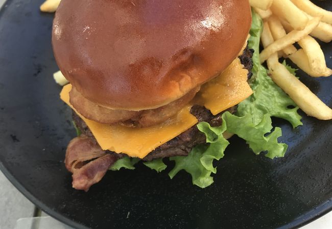 ハンバーガーがおいしい