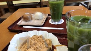 葛餅とおまんじゅう