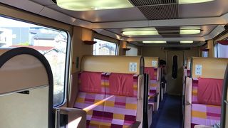 揺れがひどいので少し酔いました。