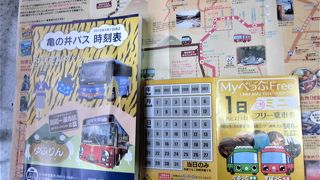 市内観光にはお得で便利な一日乗車券！　～　亀の井バス