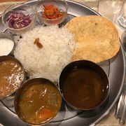 本格南インドカレーのミールス！