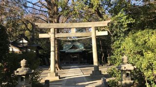 等々力緑地の近くにある歴史ある神社