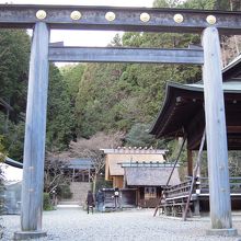 雰囲気がある境内だ