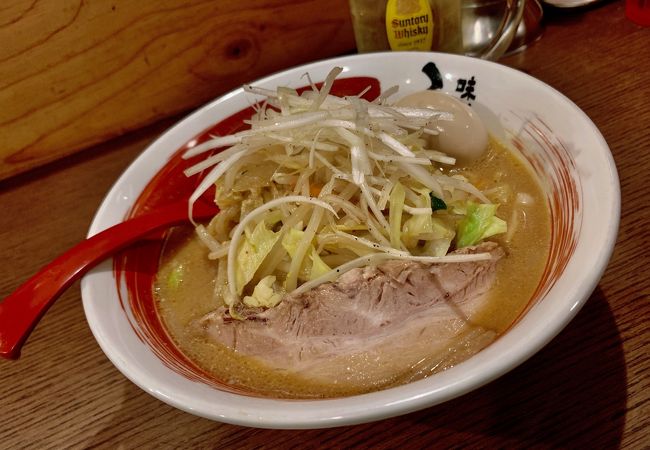 餃子がオススメ！味噌ラーメンも美味しい。