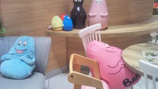 バーバパパの可愛らしいカフェ