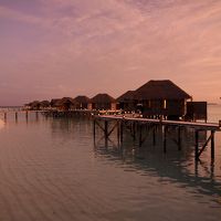 西側の海は静かです