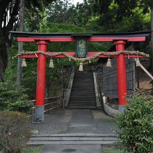 この鳥居が特徴だ