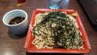 更科蕎麦をスタンドて