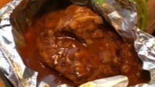 新宿ルミネのレストラン街でハンブルグステーキ