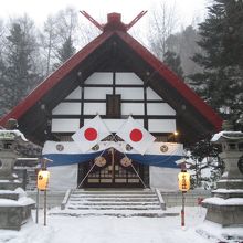 定山渓神社拝殿