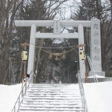 定山渓神社の鳥居