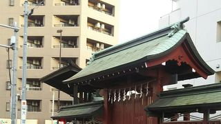 交差点に突如現れる高札場