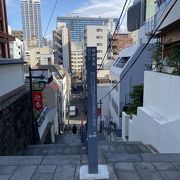 神田明神横の急階段