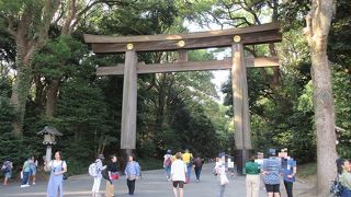 鳥居の前でも一礼している人が多くて感心しました。