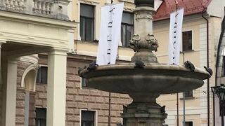 国立劇場の前にある噴水