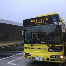 黄色いバスでした。